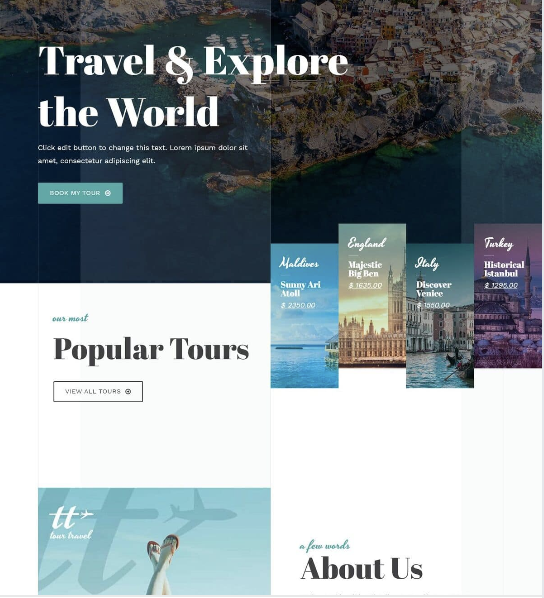 Home travel agency websites